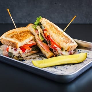 Spicy Ham and Provolone Sandwich